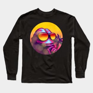 80s Nostalgia Miami Pepe Long Sleeve T-Shirt